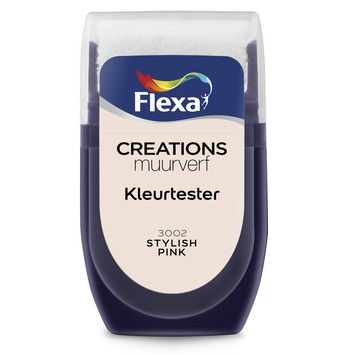 Flexa Creations muurverf Kleurtester Stylish Pink mat 30ml