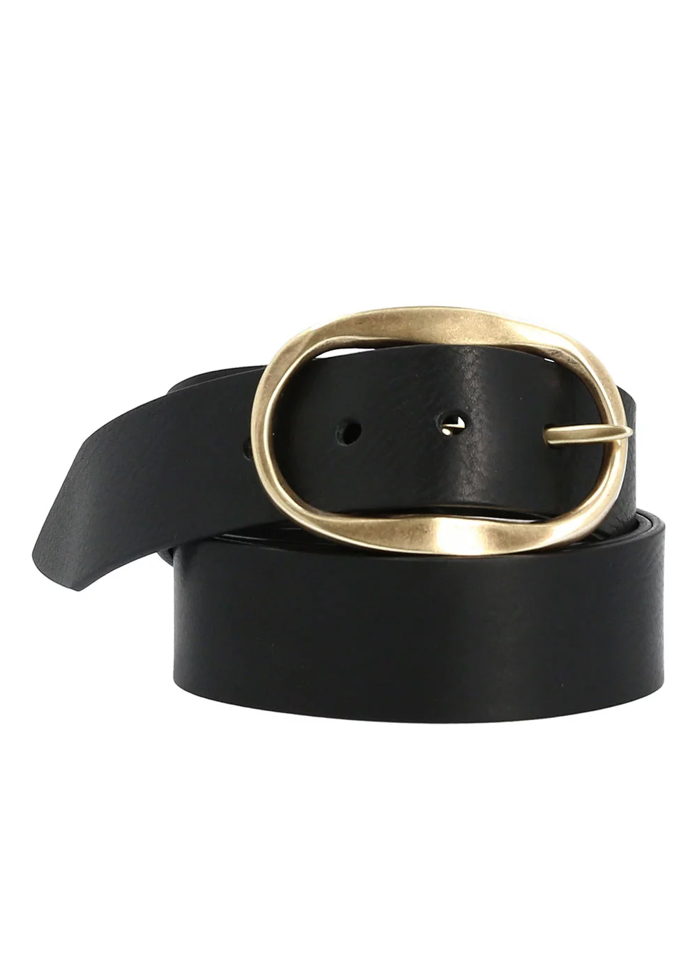 CEINTURON ANOUCHKA CUIR NOIR