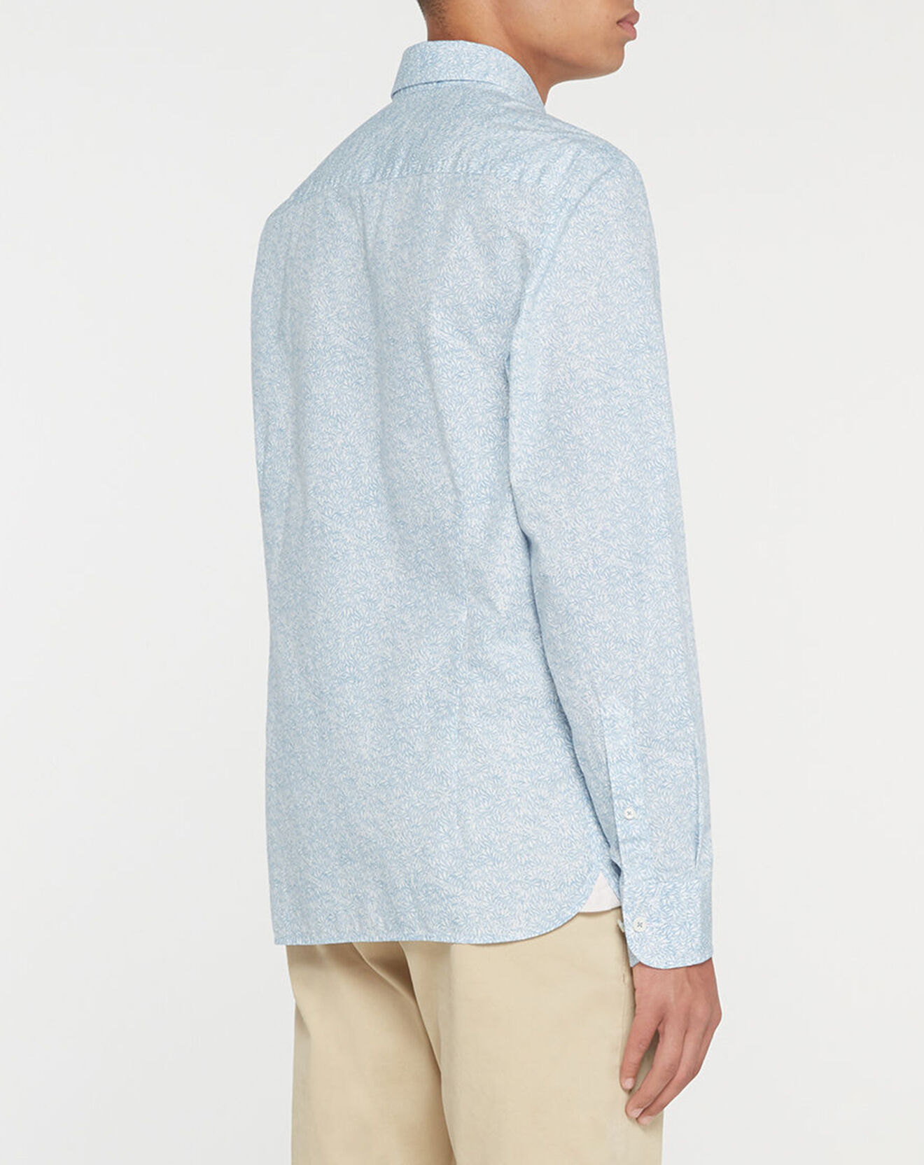 Hackett London Chemise Slim Fit Imprimé en allover bleu clair