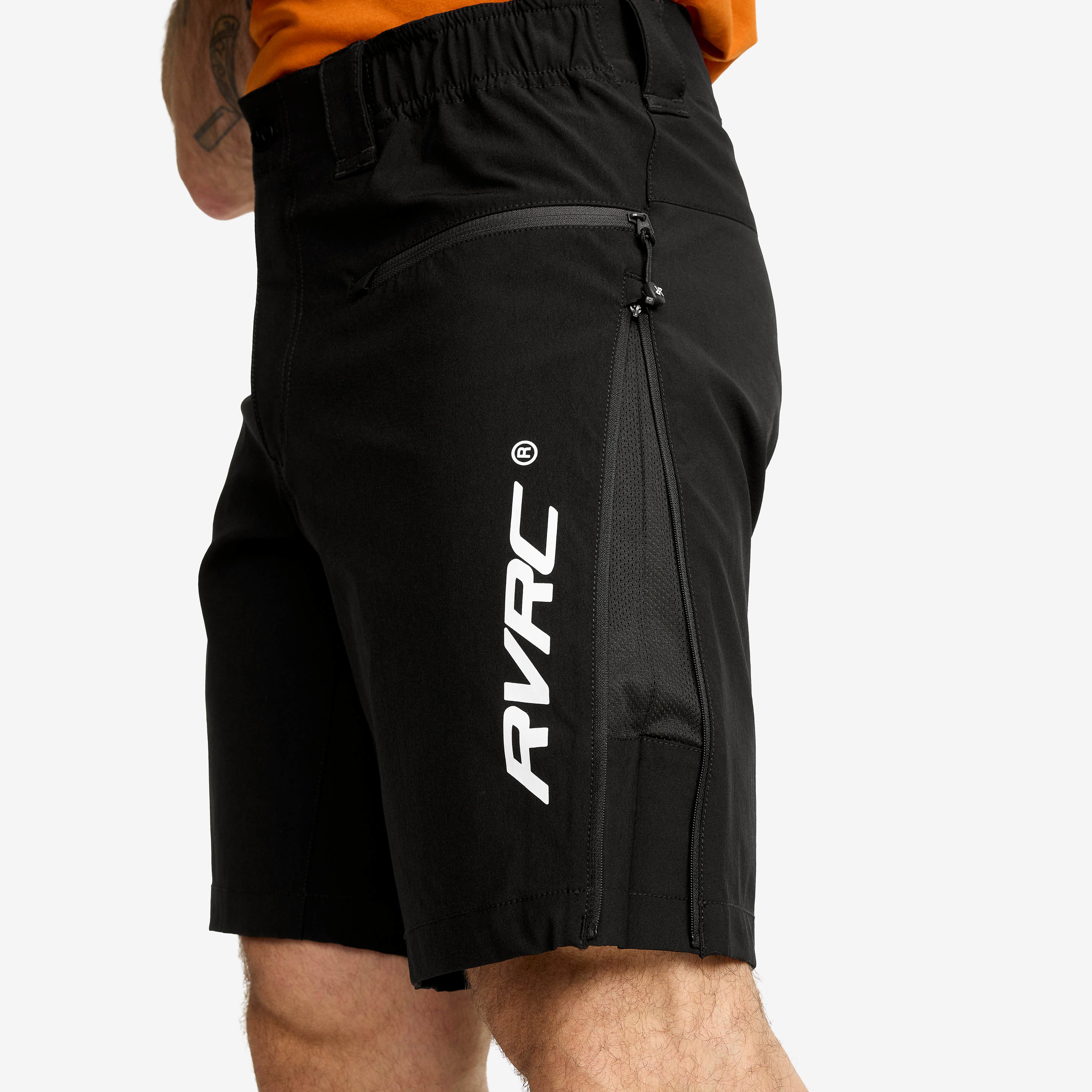 Trail Pro  Shorts Herre Black/White