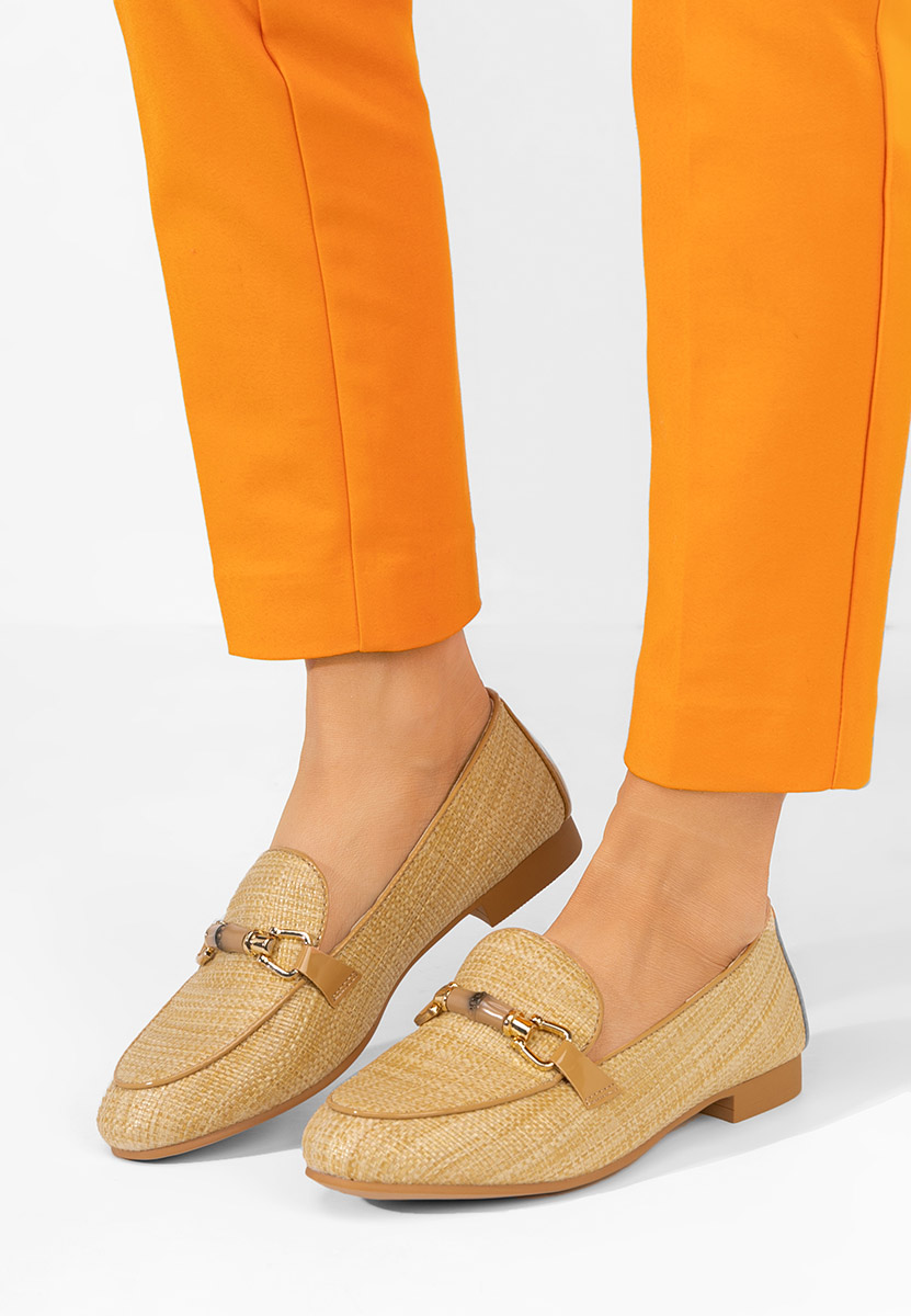 Mocassins femme chameau Tiny