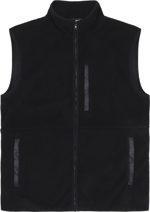 7 Days Active Fleece Vest 001 black