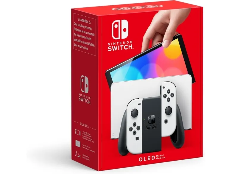 Nintendo Switch OLED - Spilkonsol - 1080p (Full HD) - hvid