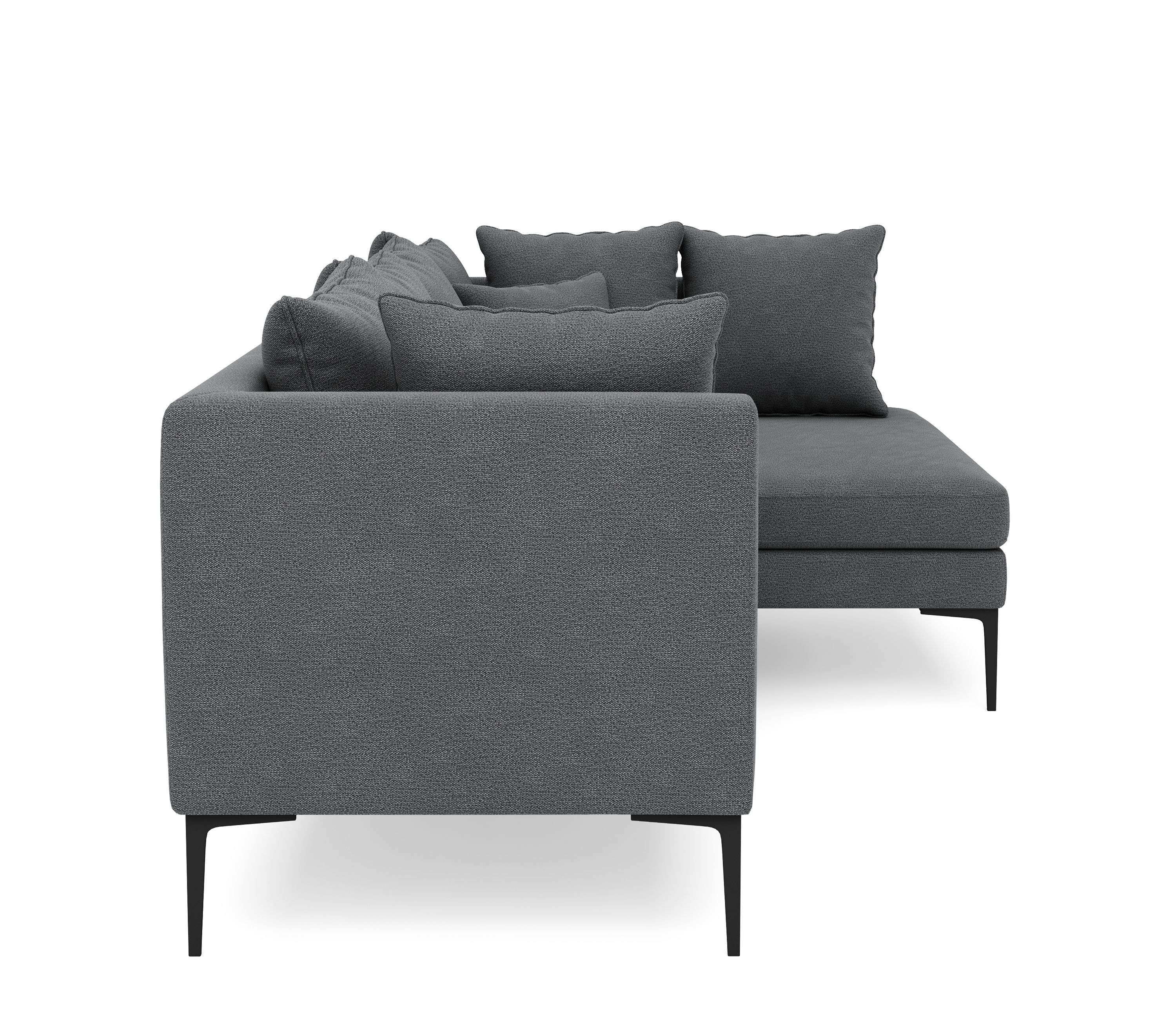Ecksofa JOEY rechts anthrazit