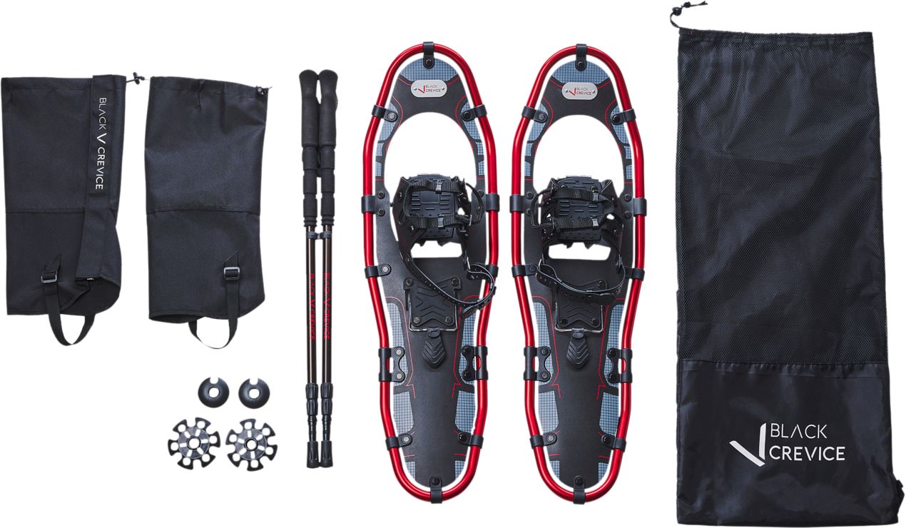 Black CreviceSchneeschuh Set - schwarz
