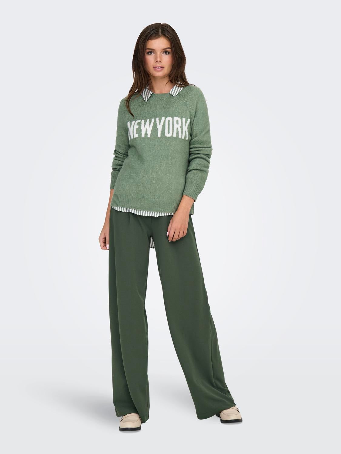JDYCITY Strickpullover Sea Spray