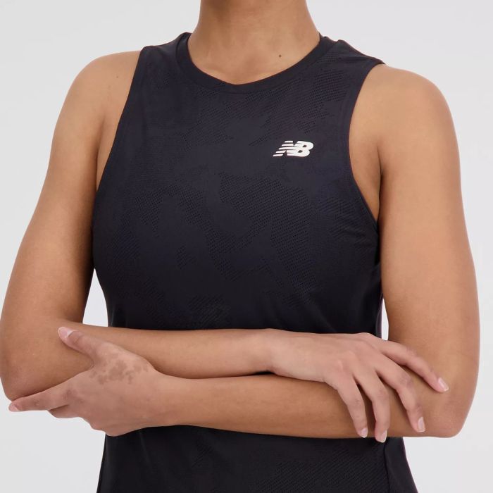 New Balance Dame Singletter Q Speed Jacquard Tank Sort