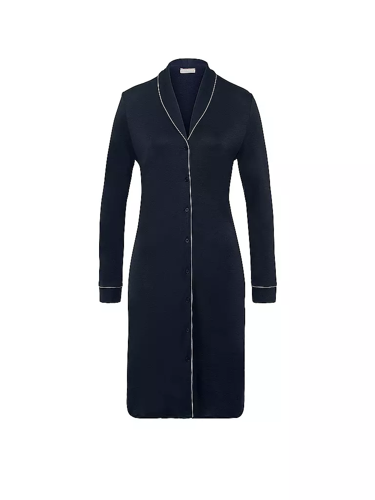 HANRO Nachthemd Natural Comfort blau