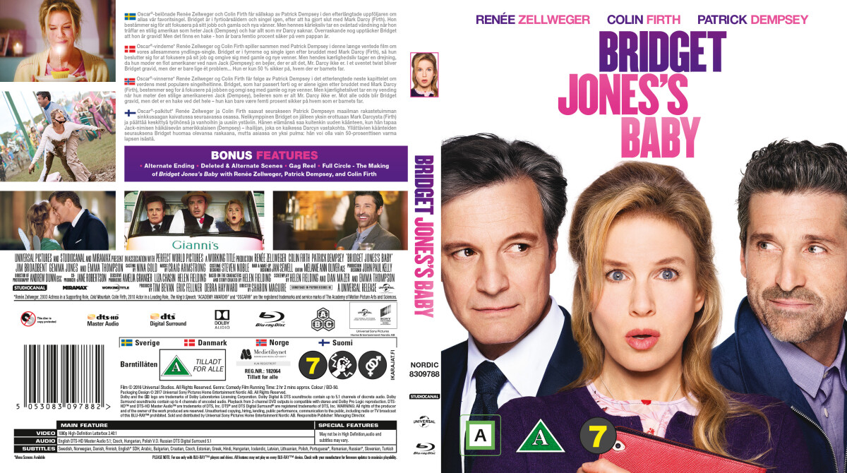 Bridget Jones's Baby / Bridget Jones 3 - Blu-Ray