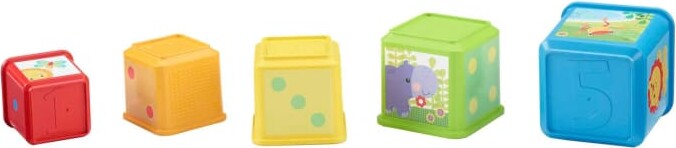 Fisher-Price - Stableklodser - Stack & Explore - 5 Stk