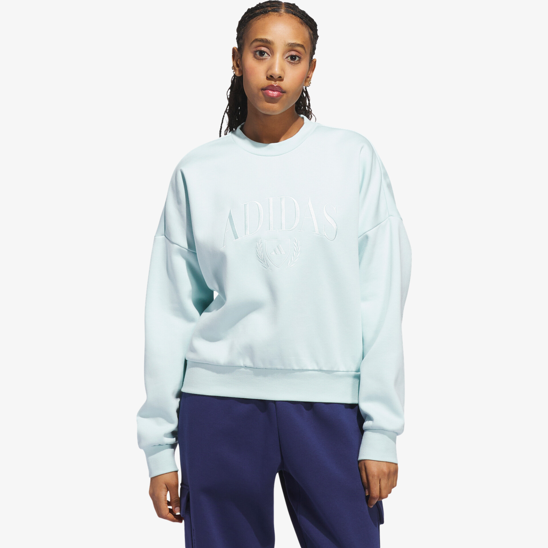 adidas Cozy Holiday Grafik Damen Hoodies & Sweater mint