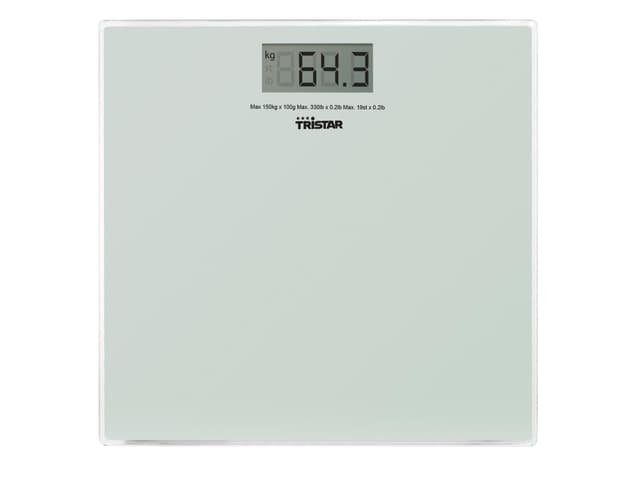 Tristar Badeværelsesvægt WG-2419 Maksimal vægt (kapacitet) 150 kg, Nøjagtighed 100 g, Hvid