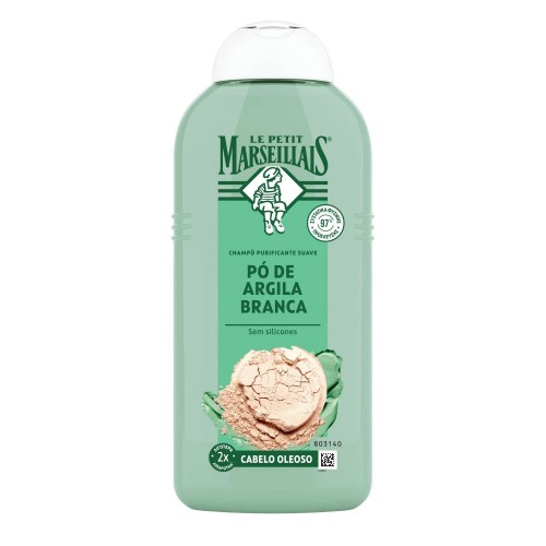 Le Petit Marseillais Pó de Argila Branca Shampoo Purificante Suave 300ml