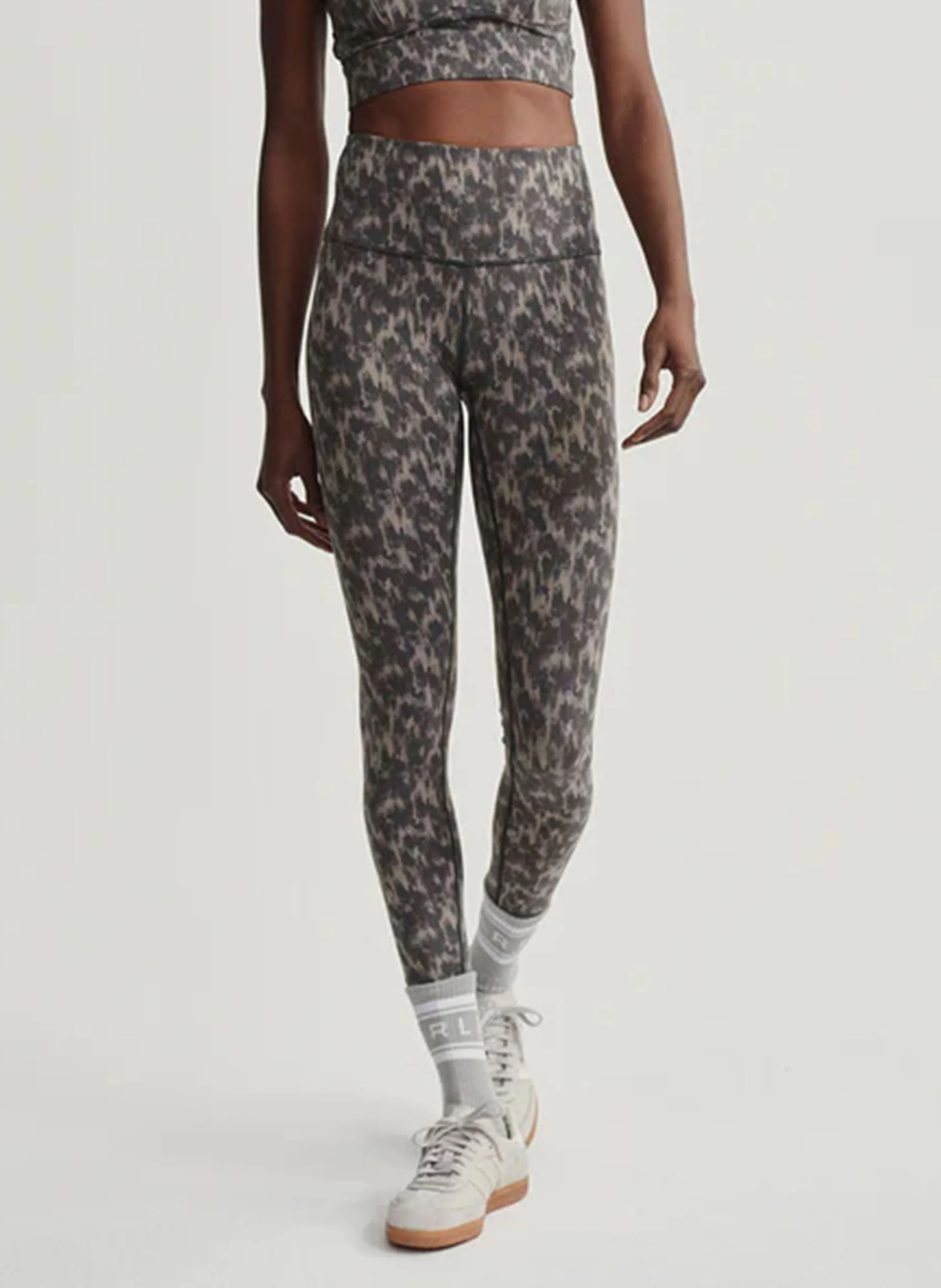 LET'S MOVE - Legging taille haute imprimé | Gris