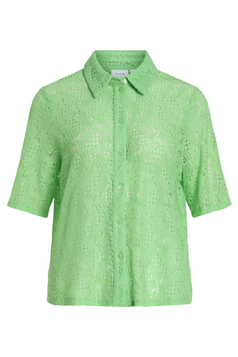 Vila groene dames blouse