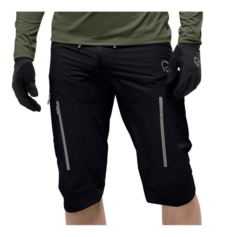 Norrona FJORA FLEX1 - Short Homme caviar