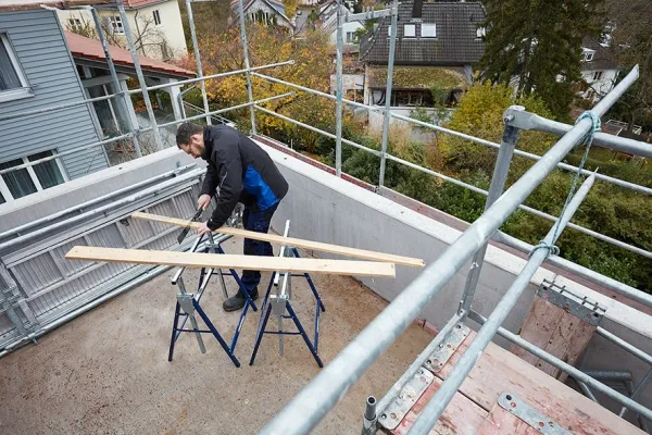 Brennenstuhl MB 160 H, Bærbar arbejdsbænk, Stål, Blå, Sølv, 160 kg, 680 mm, 1300 mm