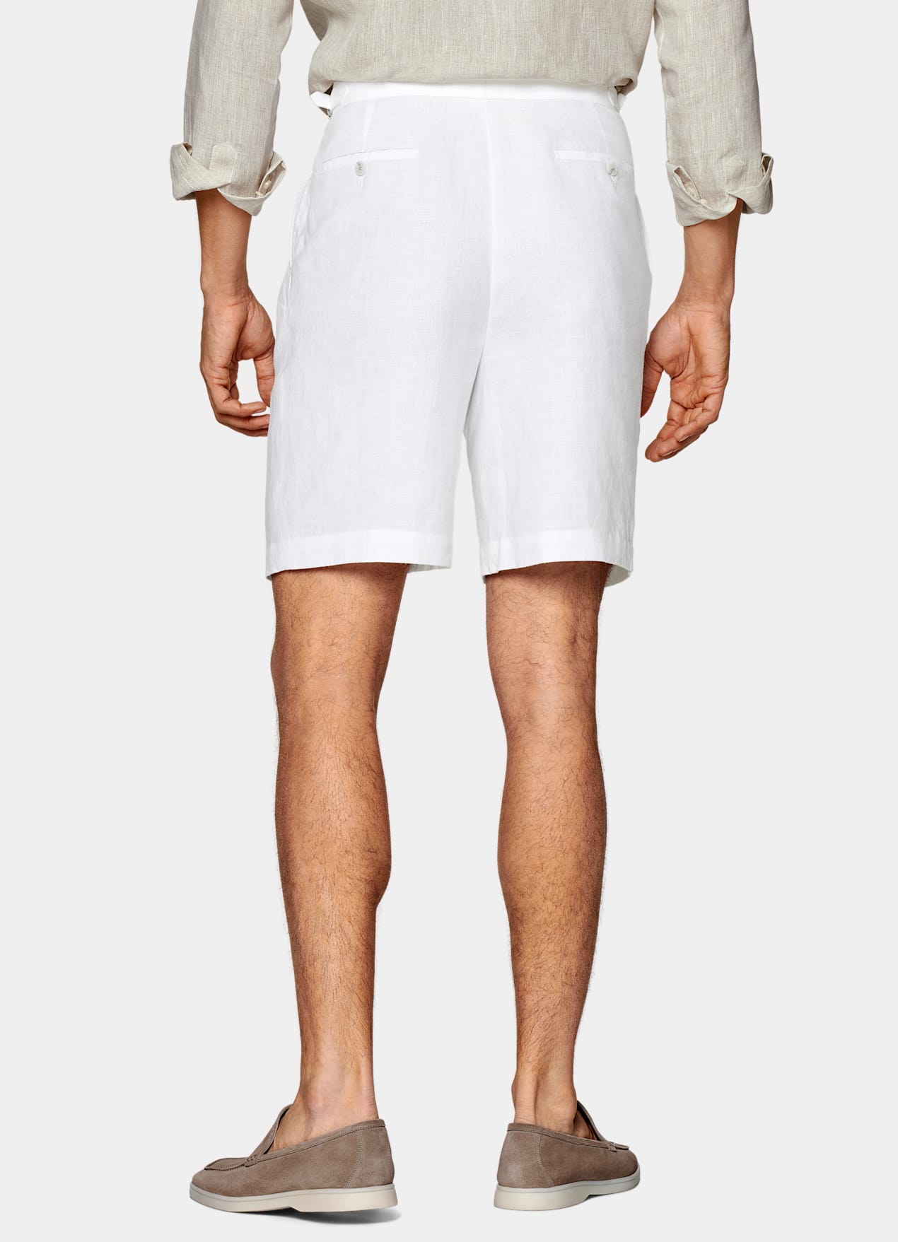 Short Straight Leg blanc
