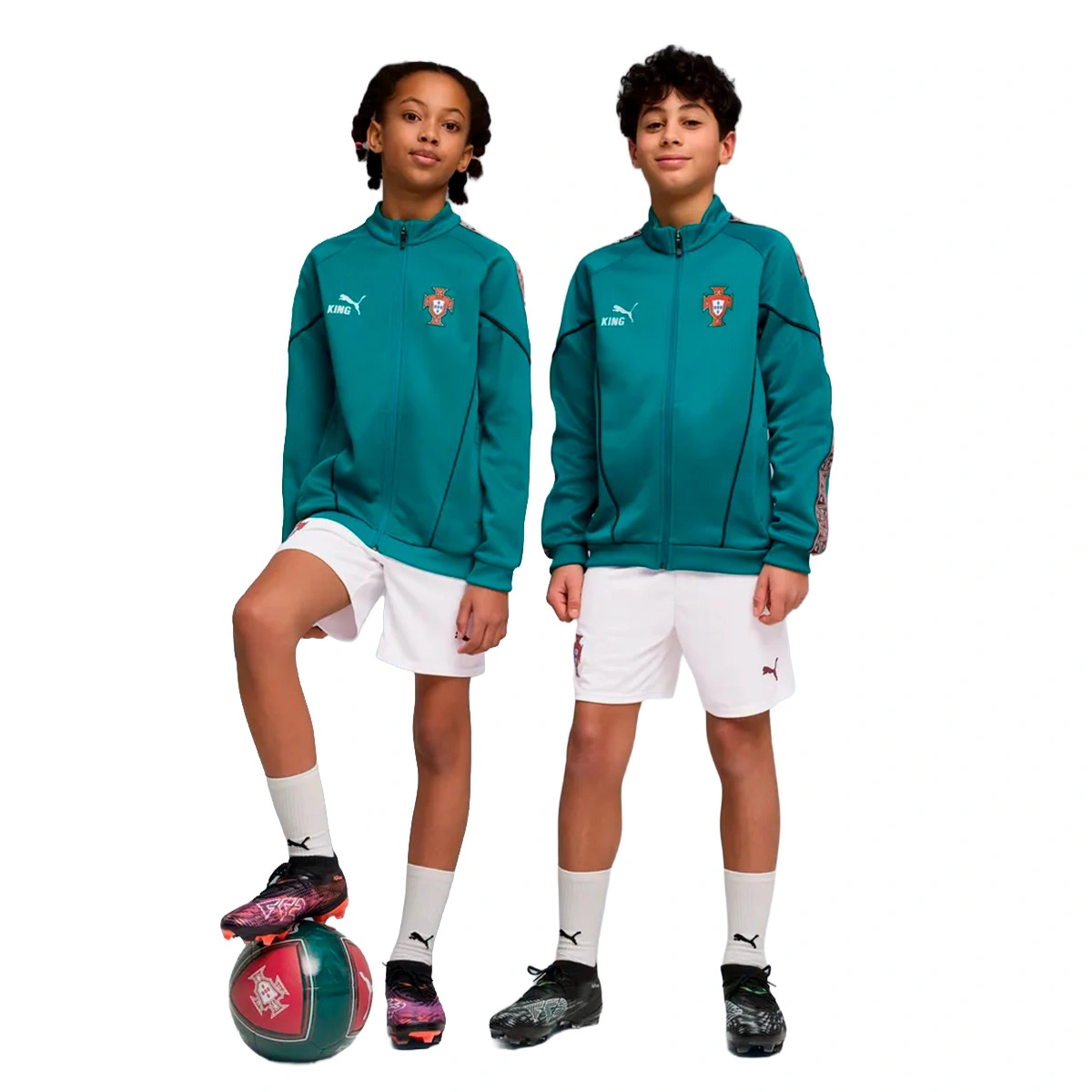 Casaco Puma Portugal Pre-Match Mundial 2026 Criança