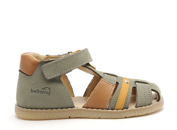 Bellamy nu pieds enfant donjon kaki