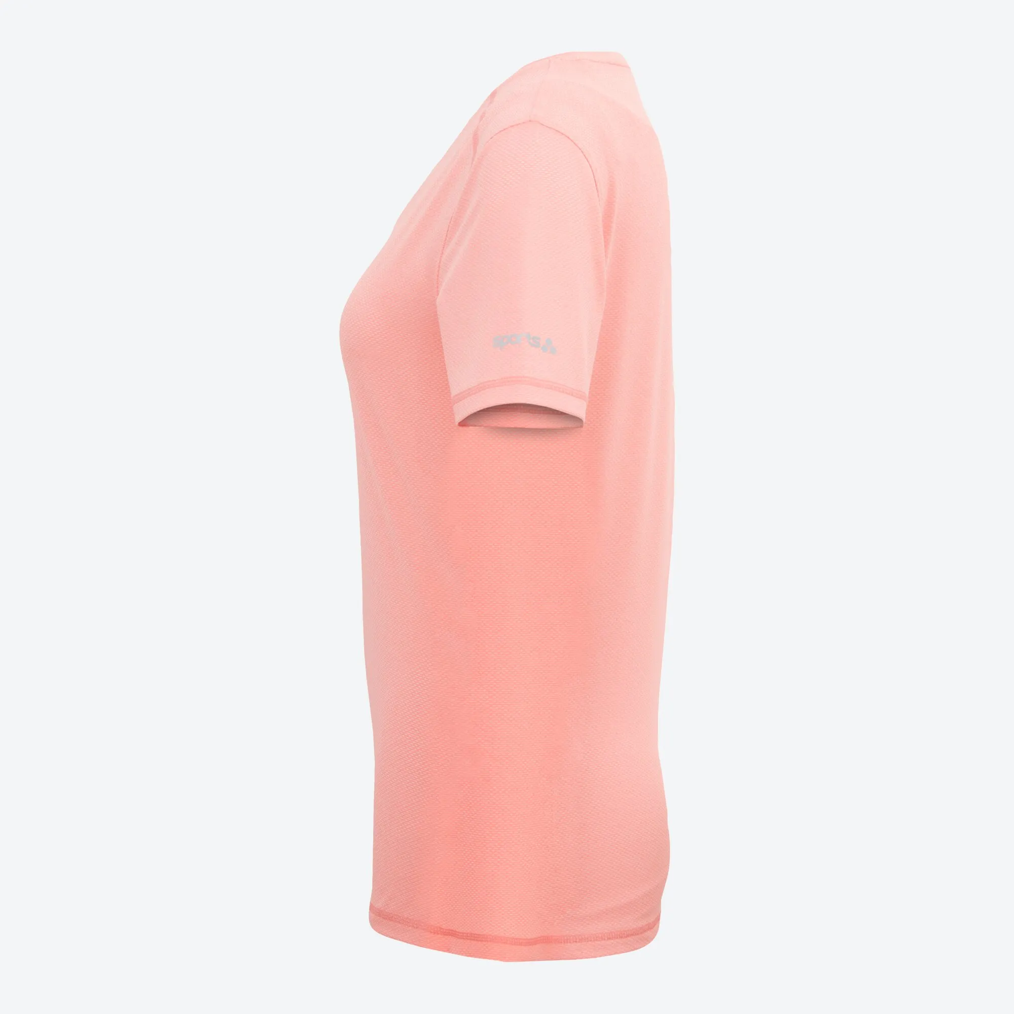 Damen-Fitness-T-Shirt mit Struktur-Material