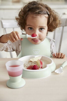 BabyBjörn Tallerkensett 2-pack, Lysegrønn