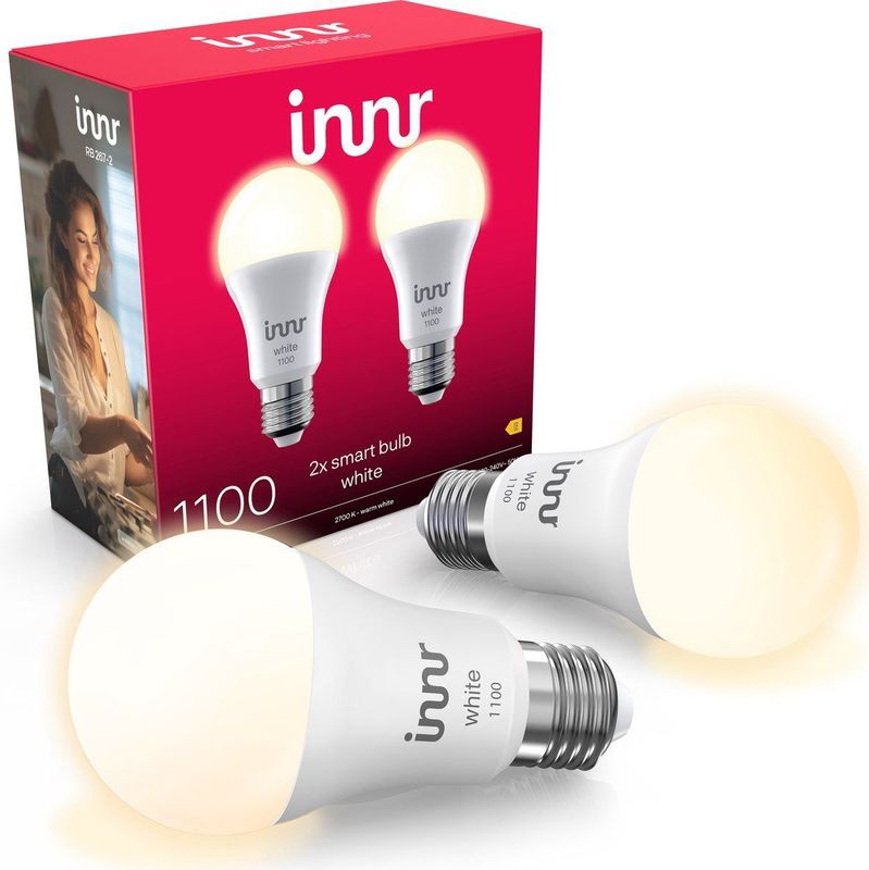 Innr - E27 - Slimme LED Lamp - Dimbaar - Warmwit Licht - Zigbee Compatibel