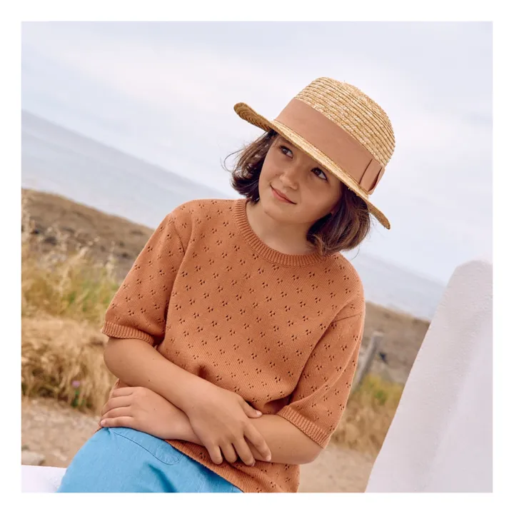 Lililotte T-shirt Jade | Marron