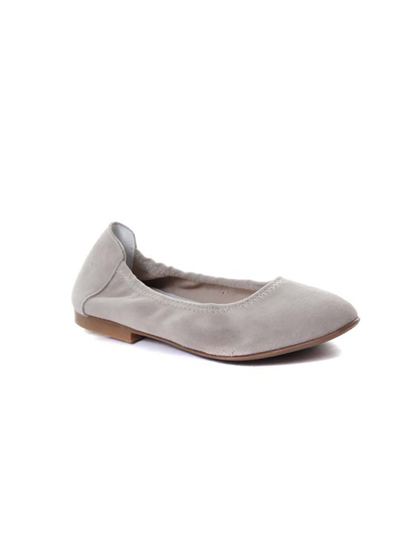 Flexible Grey Girl's Ballet Flats