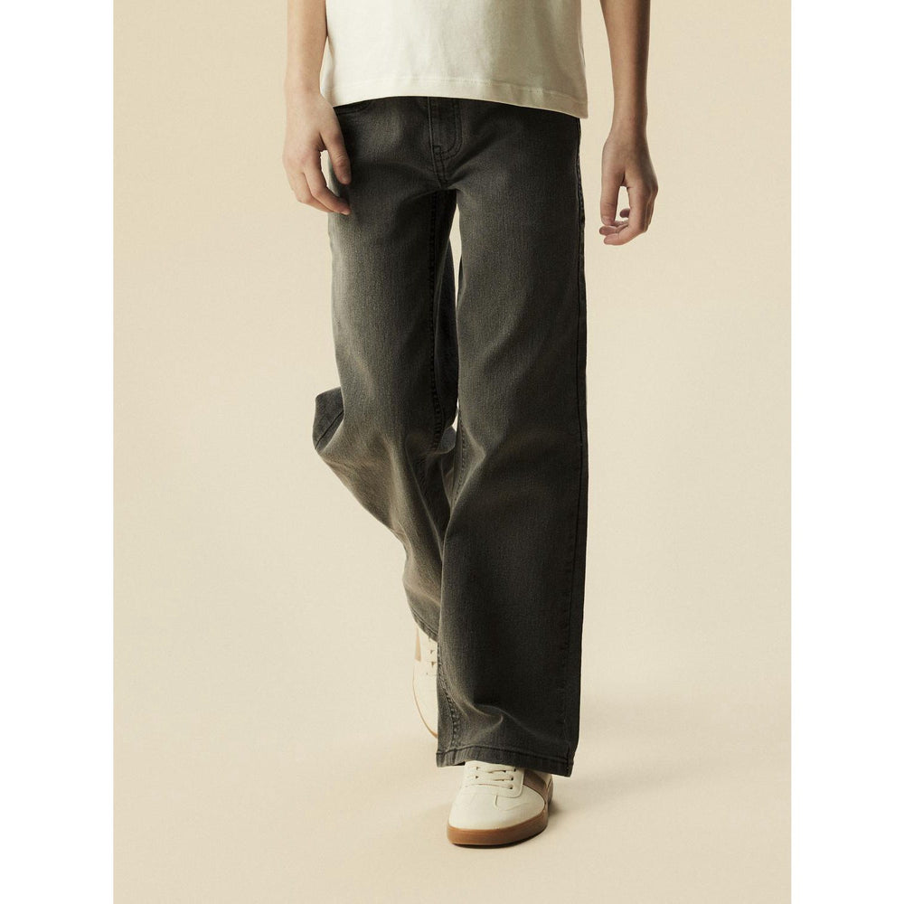 Køb Name It Medium Grey Denim Nkfrose Wide Jeans 1061-Dt Tb