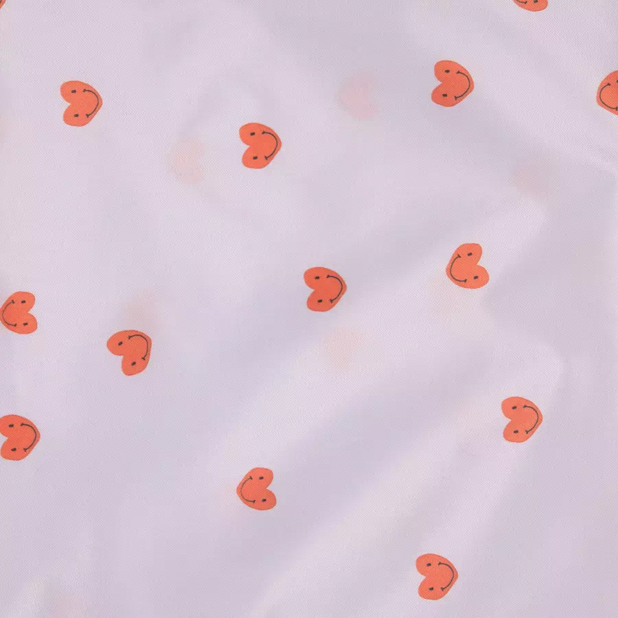 LÄSSIG Frühstücksbeutel, Happy Rascals Heart lavender 2 Stück