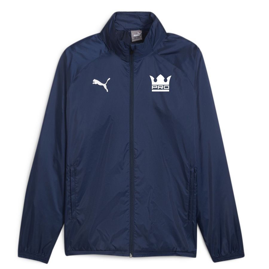 PRO Fodboldskole All Weather Veste - Bleu Marine/Blanc