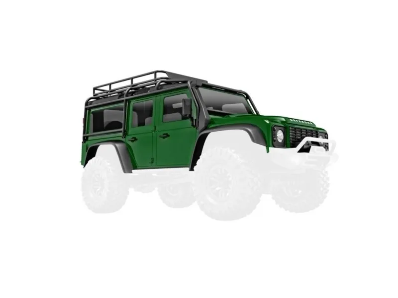 Traxxas TRX-9712-GRN Crawler-karosseri TRX-4M Defender, grün
