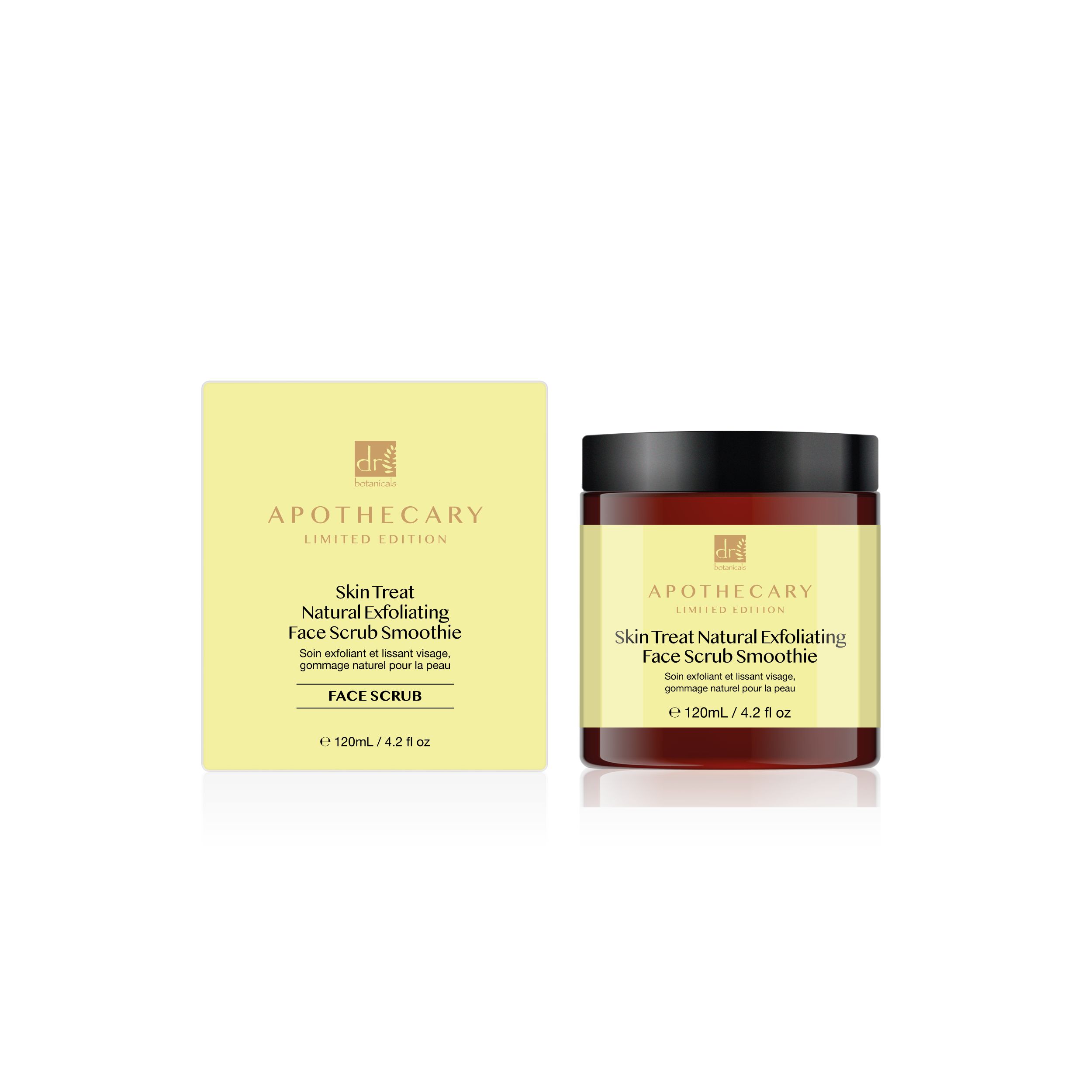 Dr Botanicals Skin Treat Natural Exfoliating Face Scrub Smoothie