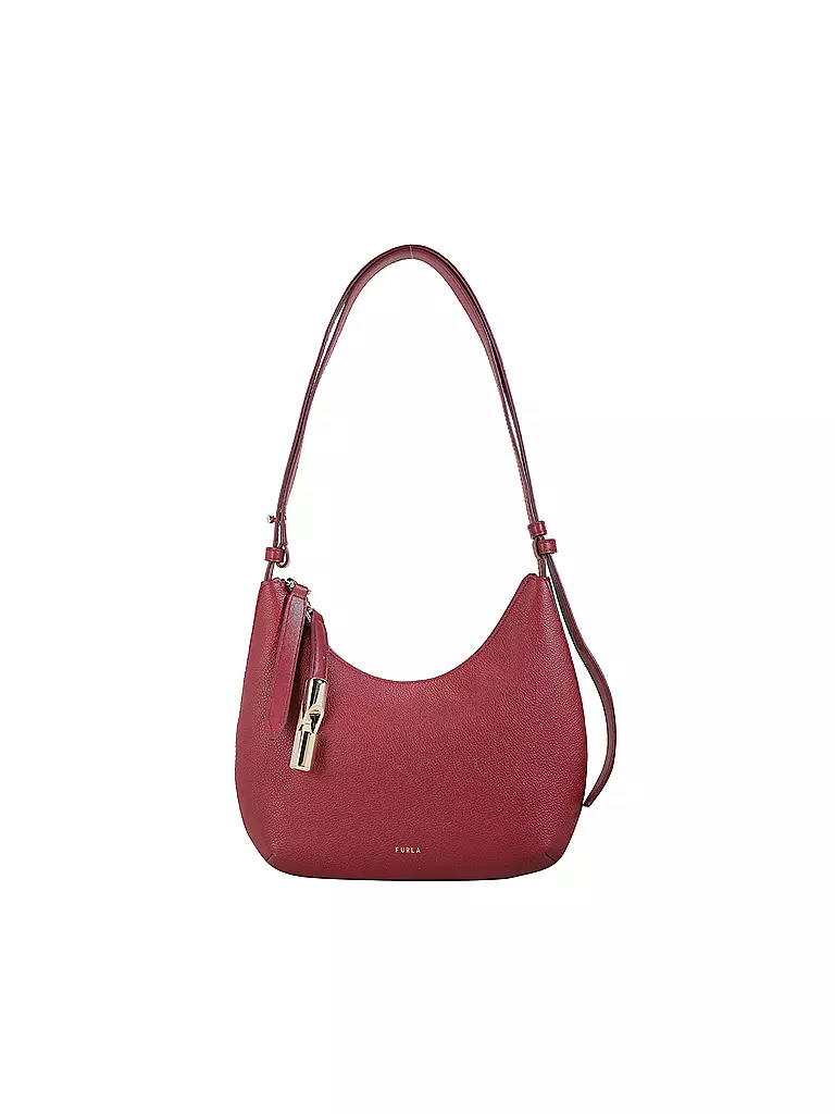 FURLA Ledertasche - Schultertasche GOCCIA Small rot