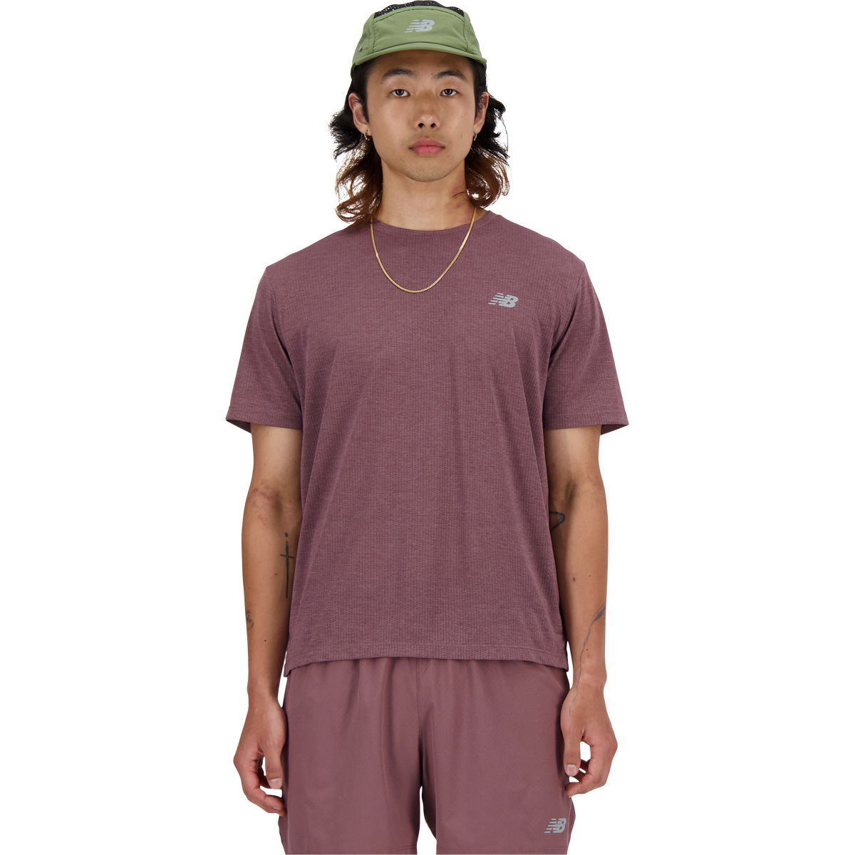 New Balance Athletics Run Løbe T-shirt Herre