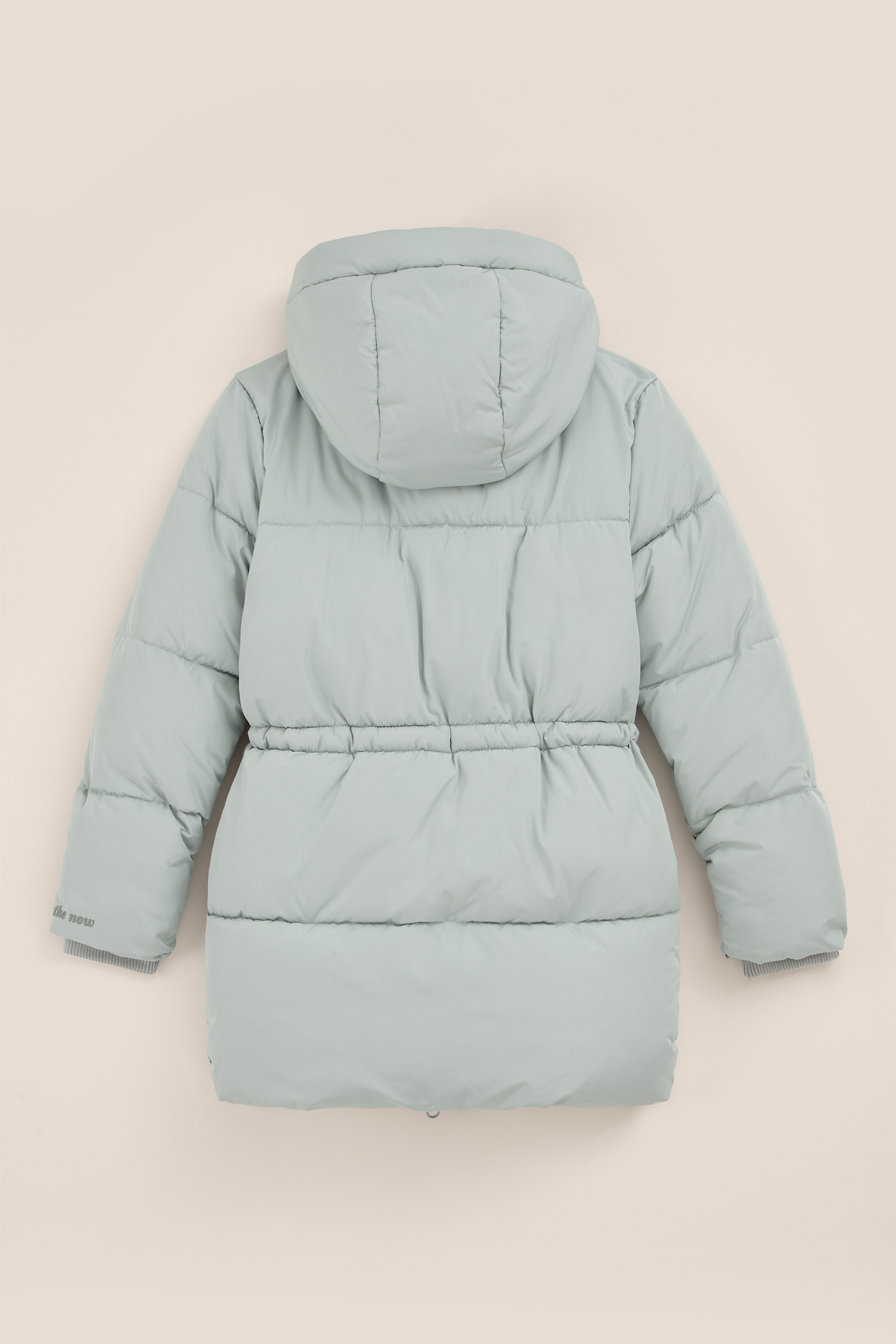Meisjes gewatteerde puffer WE Fashion Mintgroen