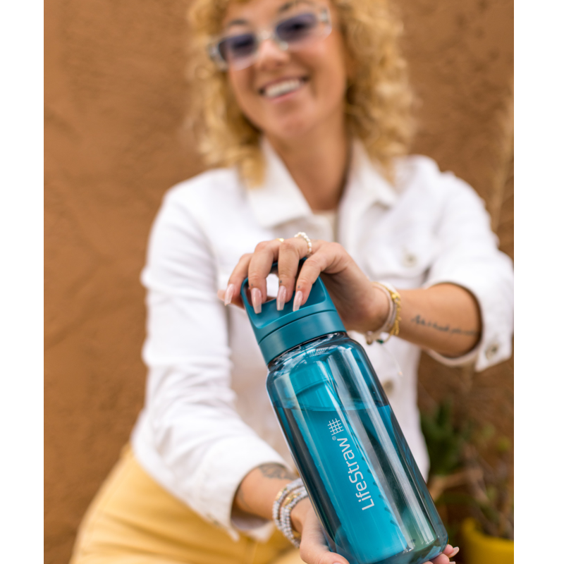 LifeStraw Go 2.0 1L waterfilterfles - Aqua Blue