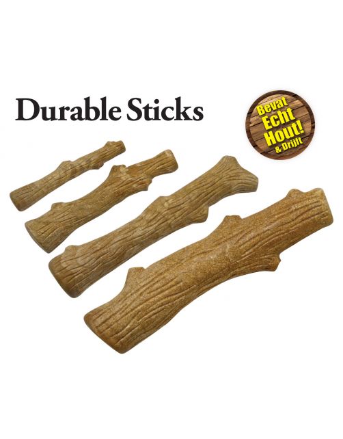 Petstages Dogwood Stick Bruin - Hondenspeelgoed