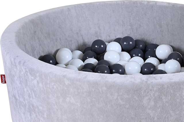 Knorrtoys® Bällebad »Soft, Grey« mit 300 Bällen Grey/creme; Made in Europe