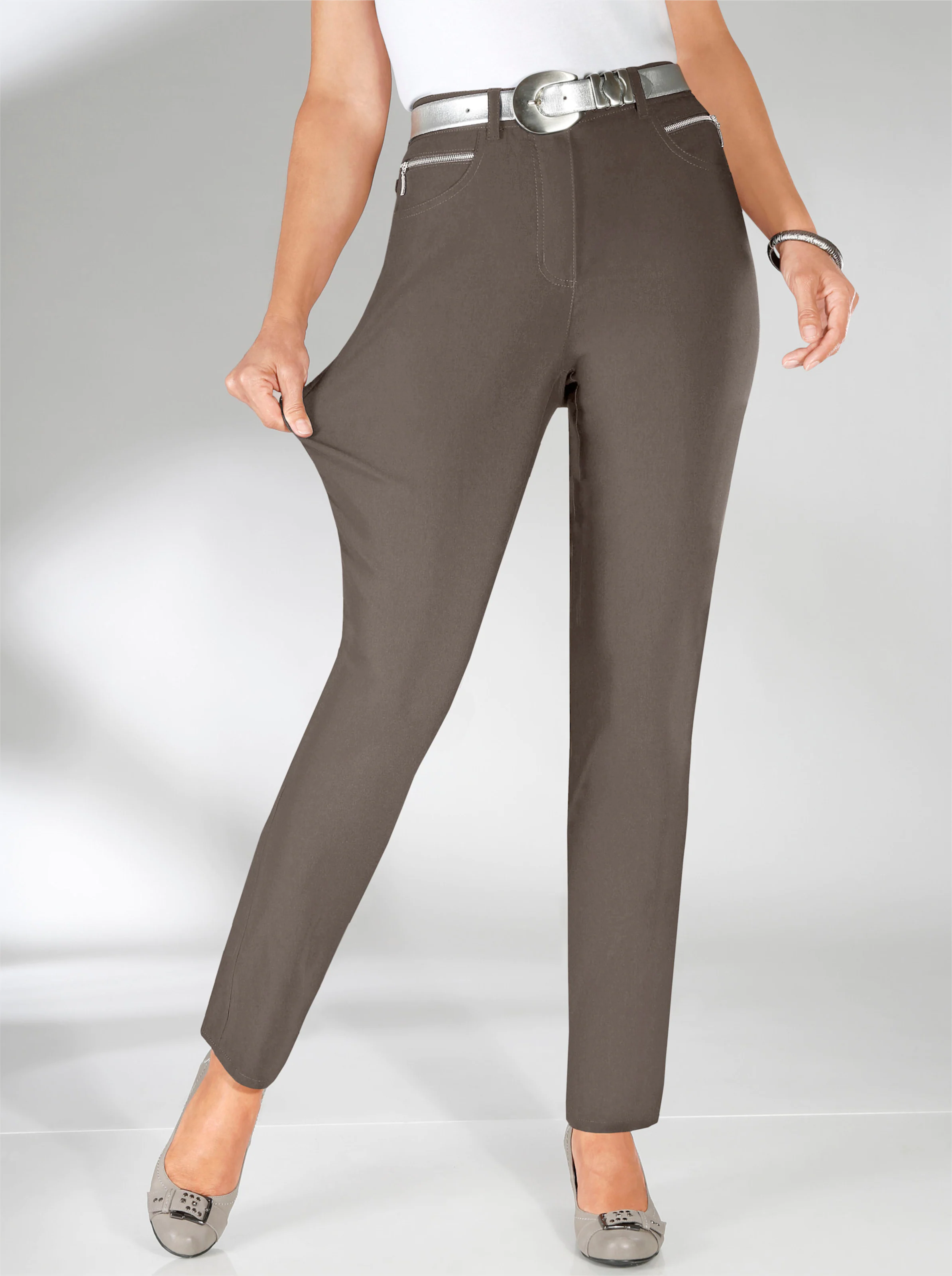 Stehmann Comfort line Stretch-Hose in taupe