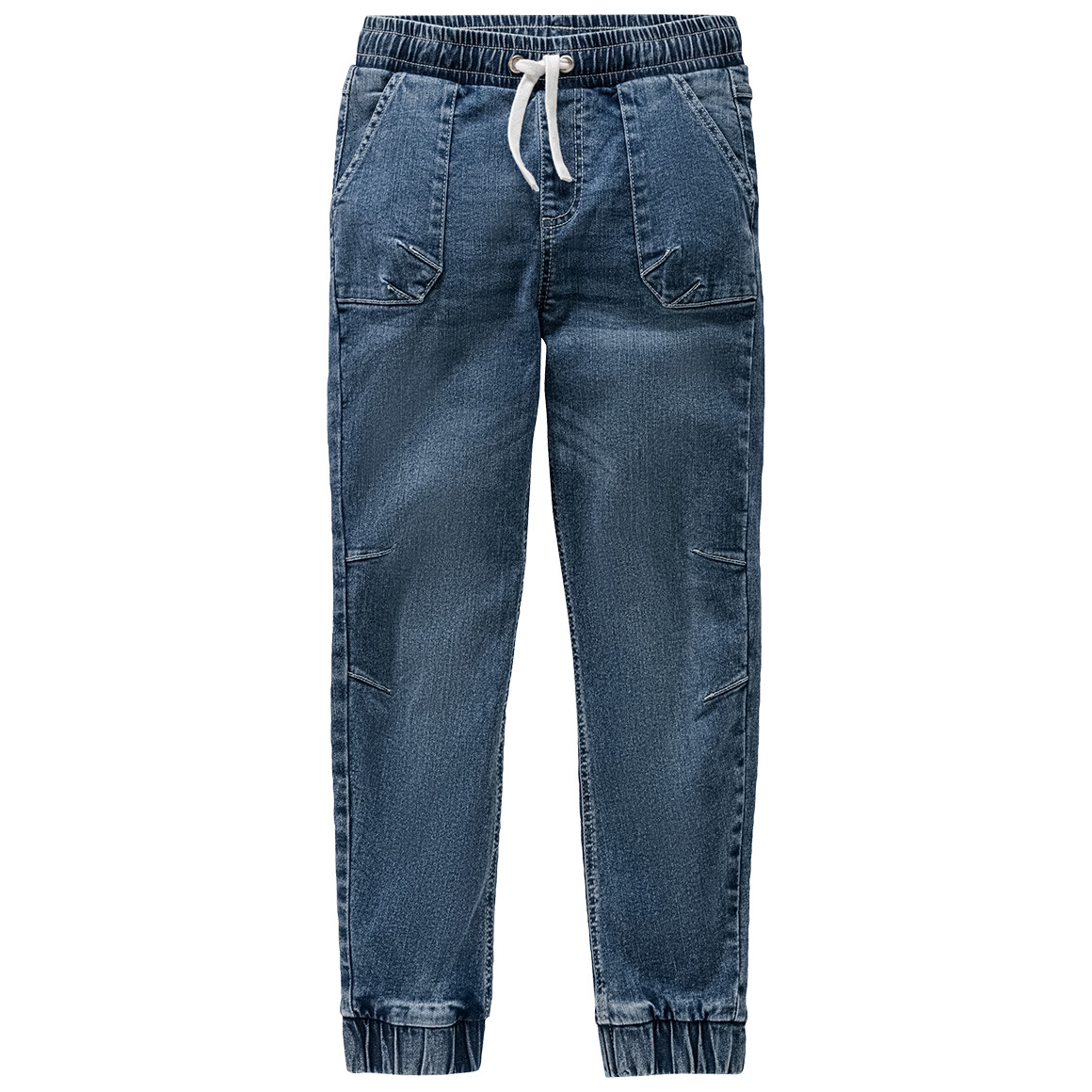 Yigga Jungen Pull-on-Jeans mit Elastikbund blau