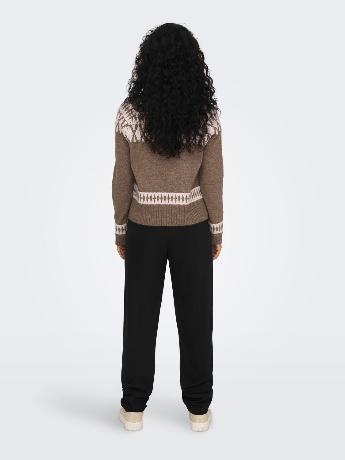 ONLMATHILDA Strickpullover Dark Earth