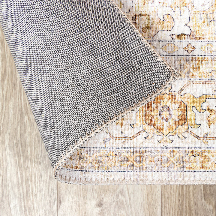 Vintage vloerkleed - Lago Geel | Hoge kwaliteit