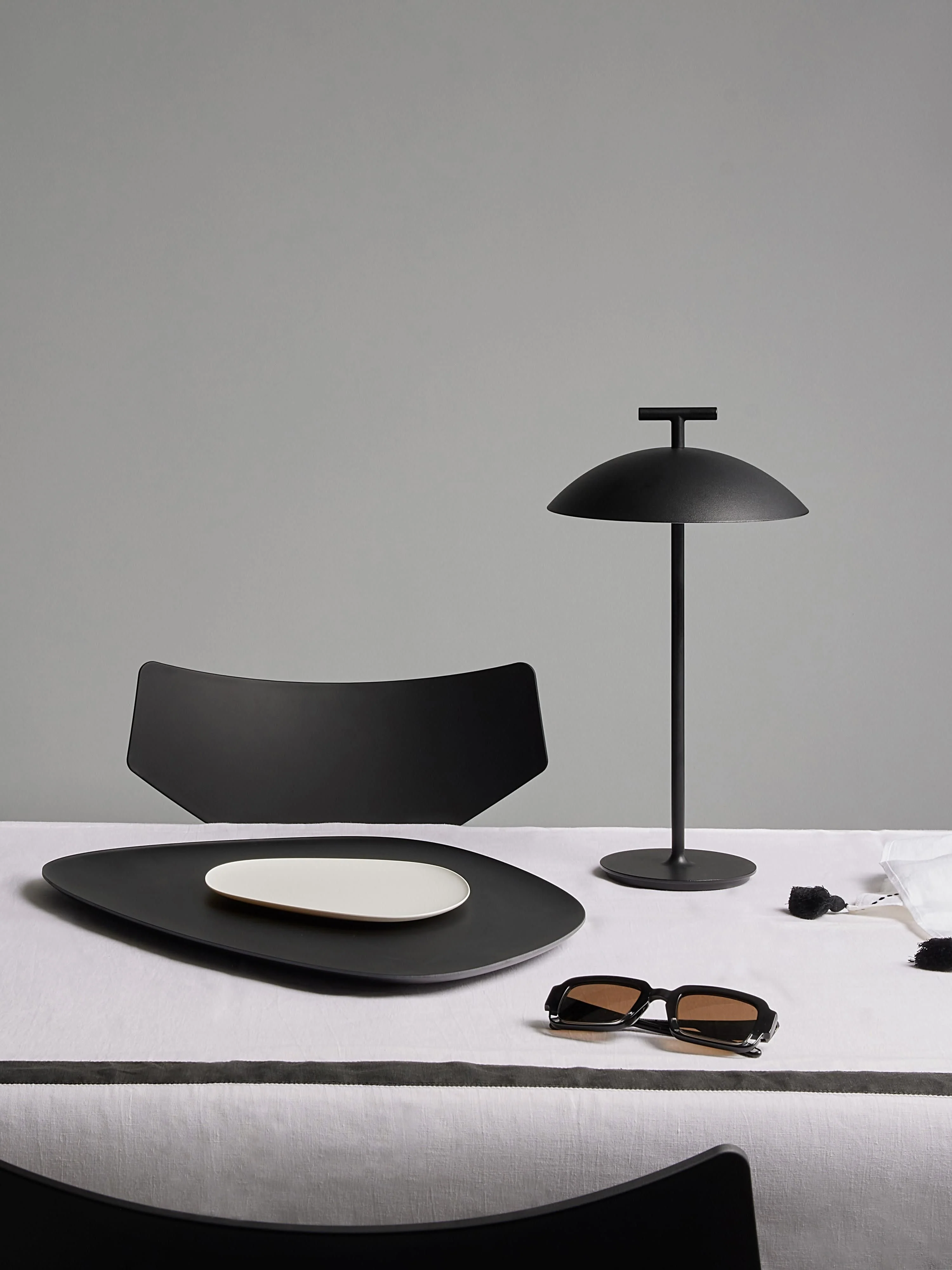 Mobiele in & outdoor LED-tafellamp Mini Geen-A, dimbaar