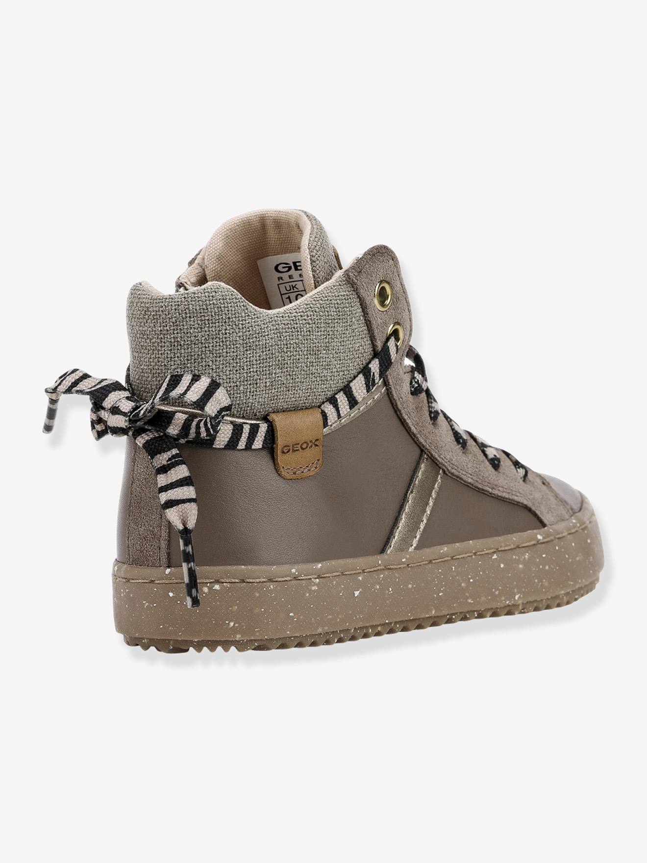 Tênis Kalespera Girl I GEOX® Mid, cinza médio liso