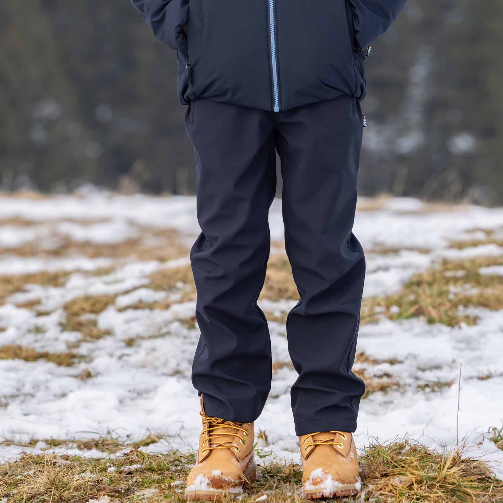 Kinder Soft Shell Hose Ada  Dark Navy