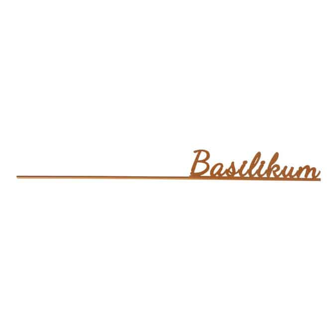 Gewürzstecker Basilikum - aus Metall - ca. 30 x 3 cm