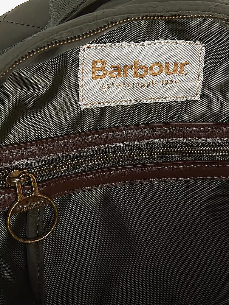BARBOUR Rucksack QUILTED olive