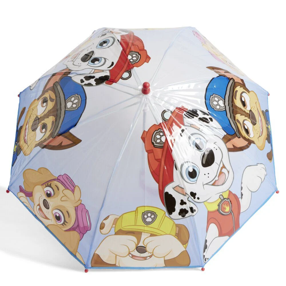Parapluie Pat Patrouille bleu polyester et métal